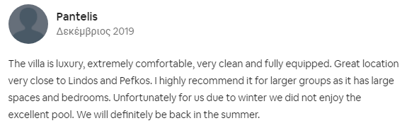 Rhodes Holidays Ikaros Villa Reviews 1 Rhodes Holidays Ikaros Villa Reviews