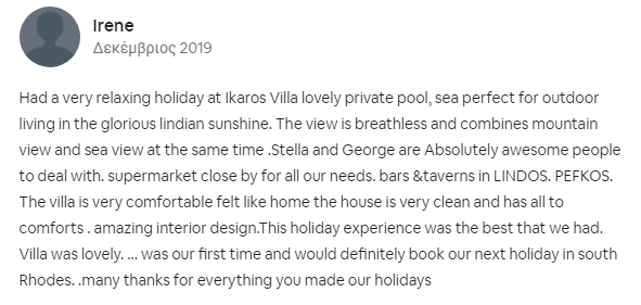 Rhodes Holidays Ikaros Villa Reviews 3 Rhodes Holidays Ikaros Villa Reviews